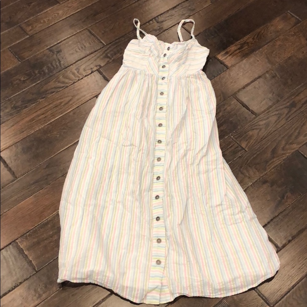 ModCloth Rainbow Midi Dress